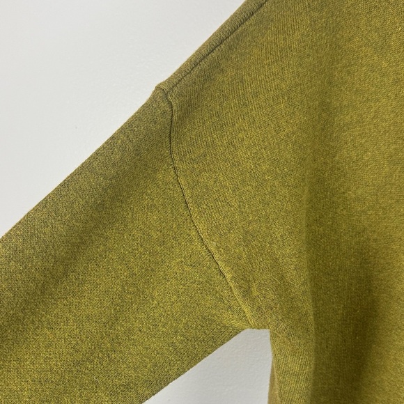 Cynthia Rowley Active Cotton Blend Olive Charcoal Knit Open Front Large Cardigan - Picture 4 of 10